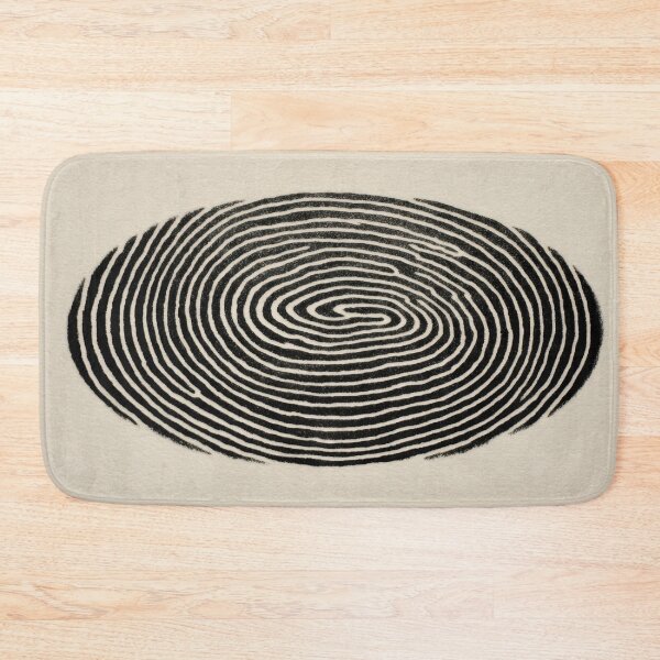 Item preview, Black and white fingerprint design designed and sold by anytka.