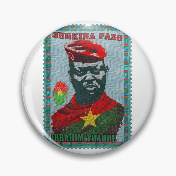 Item preview, Vintage Postage Stamp Ibrahim Traore Burkina Faso Pan-African Art designed and sold by Youngkev-arts.
