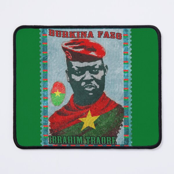 Item preview, Vintage Postage Stamp Ibrahim Traore Burkina Faso Pan-African Art designed and sold by Youngkev-arts.