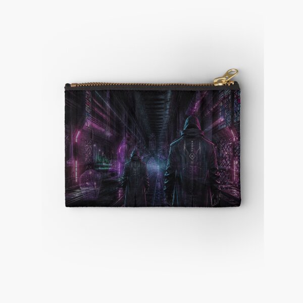 Item preview, Cyberpunk Subway Gothic Cathedral Time Slip Travelers Mural designed and sold by LazyDayzCo.