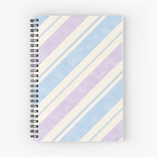 Item preview, Pastel Stripe Pattern – Blue Lavender Watercolor Stripes designed and sold by BROHLine Studio.