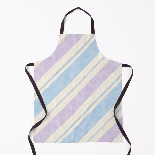 Item preview, Pastel Stripe Pattern – Blue Lavender Watercolor Stripes designed and sold by BROHLine Studio.