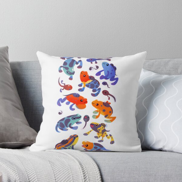 Item preview, Dark Poison Dart Frog Illustration with Vibrant Colors and Unique Patterns designed and sold by shehandilhara.