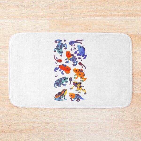 Item preview, Dark Poison Dart Frog Illustration with Vibrant Colors and Unique Patterns designed and sold by shehandilhara.