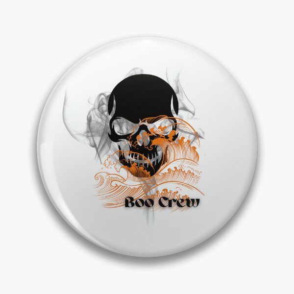 Item preview, Japanese Great Wave Orange Skull Gothic Halloween Art designed and sold by Alaakadry800.