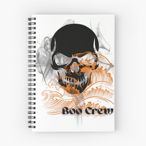 Item preview, Japanese Great Wave Orange Skull Gothic Halloween Art designed and sold by Alaakadry800.