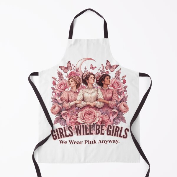 Item preview, Girls Will Be Girls We Wear Pink Anyway Art designed and sold by SedaMythica.