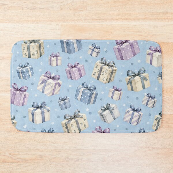 Item preview, Pastel Christmas Gift Pattern – Watercolor Presents designed and sold by BROHLine Studio.