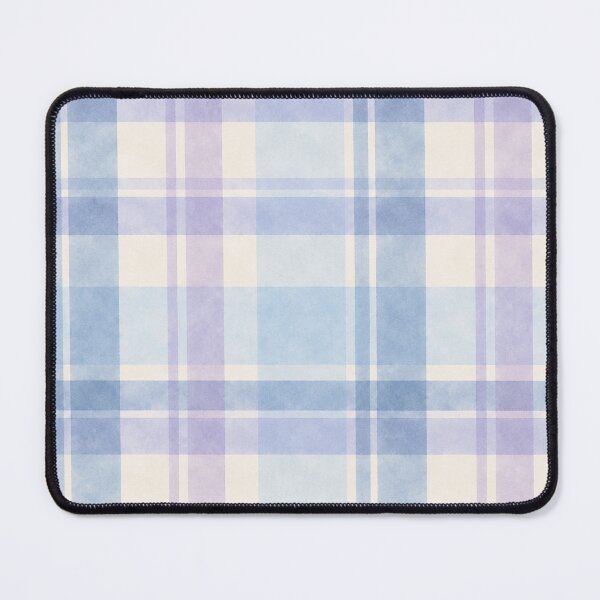 Item preview, Pastel Plaid Pattern – Soft Blue Lavender Watercolor designed and sold by BROHLine Studio.