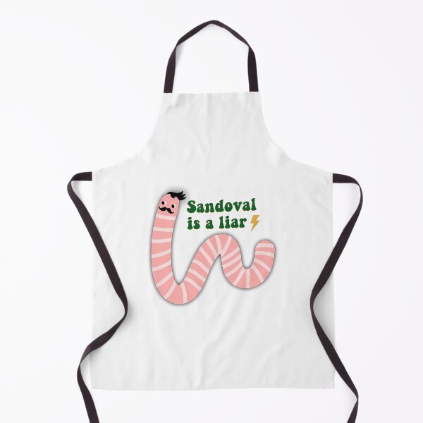Artikelvorschau, Sandoval-Wurm-Aufkleber mit Schnurrbart – Sandoval ist ein Lügner (Team Ariana) entworfen und verkauft von schell-renay.