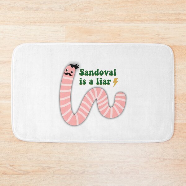 Item preview, Sandoval Worm With Moustache Sticker - Scandoval Is A Liar Team Ariana designed and sold by schell-renay.