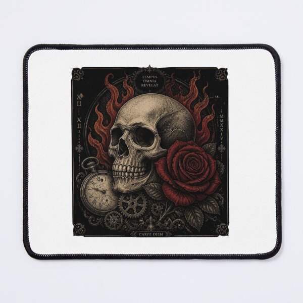 Item preview, ArtSkullRoseVintageGothicDesign designed and sold by Artrendzs.