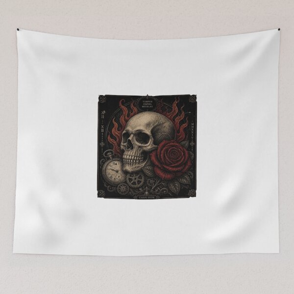 Item preview, ArtSkullRoseVintageGothicDesign designed and sold by Artrendzs.