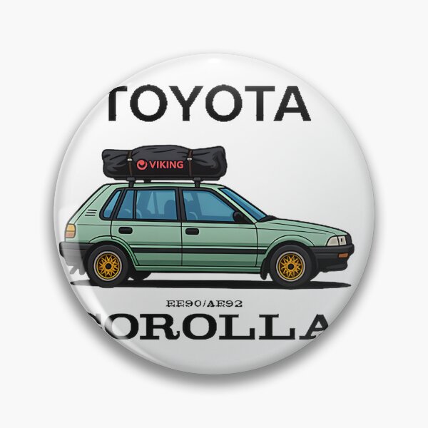 Aperçu de l'œuvre Illustration de la Toyota Corolla AE et EE, voiture classique créée et vendue par clericus.