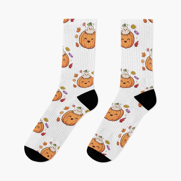 Item preview, Kawaii Ghost Pumpkin Halloween – Cute Spooky Autumn Pumpkin Design designed and sold by beztdesign.