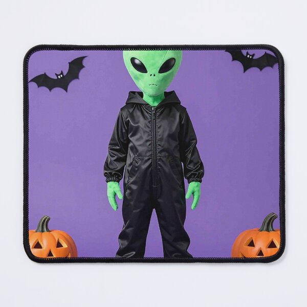 Item preview, Cool Green Alien in Black Halloween Jumpsuit designed and sold by MFMart.