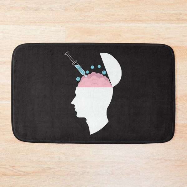 Item preview, Creative Illustration of Brain Injection with Placebo Concept Artwork designed and sold by PoleDanceMarket.