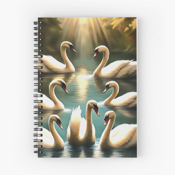 Item preview, Seven Swans Swimming designed and sold by taiche.