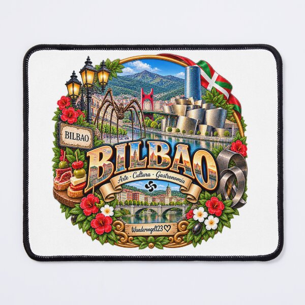Item preview, Bilbao, Spain – Basque Country: Art, Culture & Culinary Delights designed and sold by Wandervogel123.
