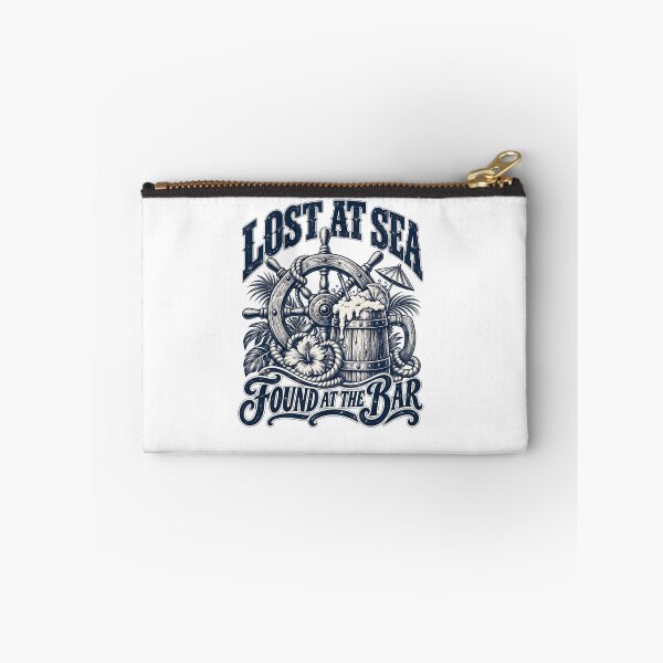 Item preview, Lost At Sea Found At The Bar Nautical Humor designed and sold by haitrieuic96.