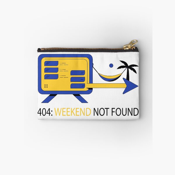 Artikelvorschau, 404 Wochenende nicht gefunden Lustiges Programmierer-Sommerferien-T-Shirt entworfen und verkauft von Design-Pro-21.