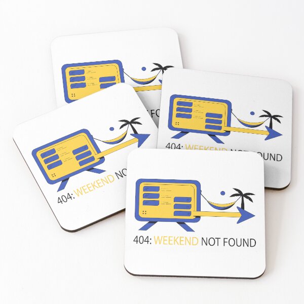 Item preview, 404 Weekend Not Found Funny Programmer Summer Vacation T-Shirt designed and sold by Design-Pro-21.