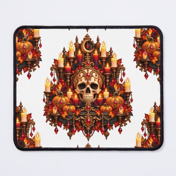 Item preview, Baroque Skull Candle Shrine – Victorian Gothic Halloween designed and sold by Clothes With Smiling Animals Walt Gral.