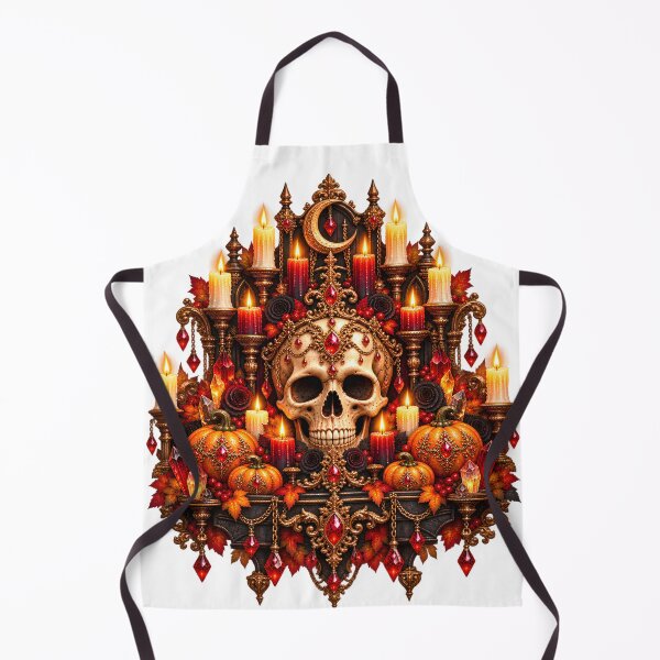 Item preview, Baroque Skull Candle Shrine – Victorian Gothic Halloween designed and sold by Clothes With Smiling Animals Walt Gral.