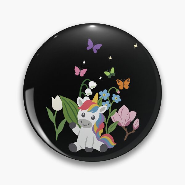 Artikelvorschau, Einhorn Blumen Kinder fantasievoll Fabelwesen entworfen und verkauft von Sir-Freaky.