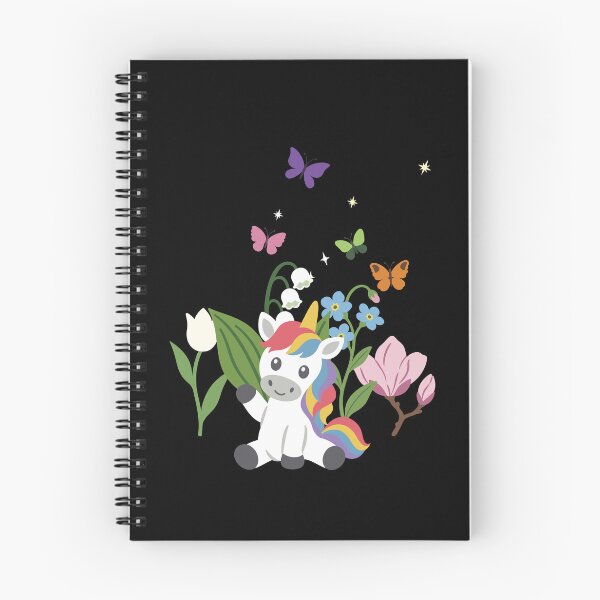 Item preview, Unicorn, flowers, children, imaginative, mythical creatures designed and sold by Sir-Freaky.