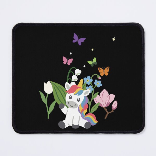 Item preview, Unicorn, flowers, children, imaginative, mythical creatures designed and sold by Sir-Freaky.