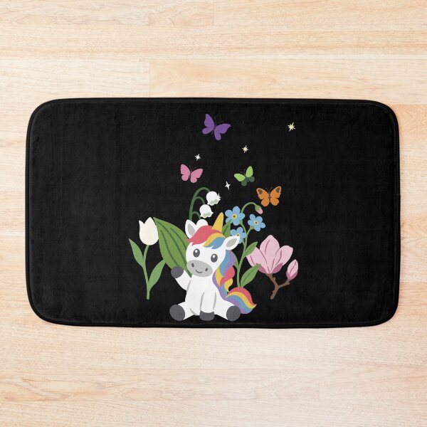 Item preview, Unicorn, flowers, children, imaginative, mythical creatures designed and sold by Sir-Freaky.