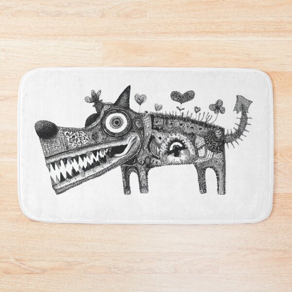 Item preview, Dog with unique patterns designed and sold by anytka.