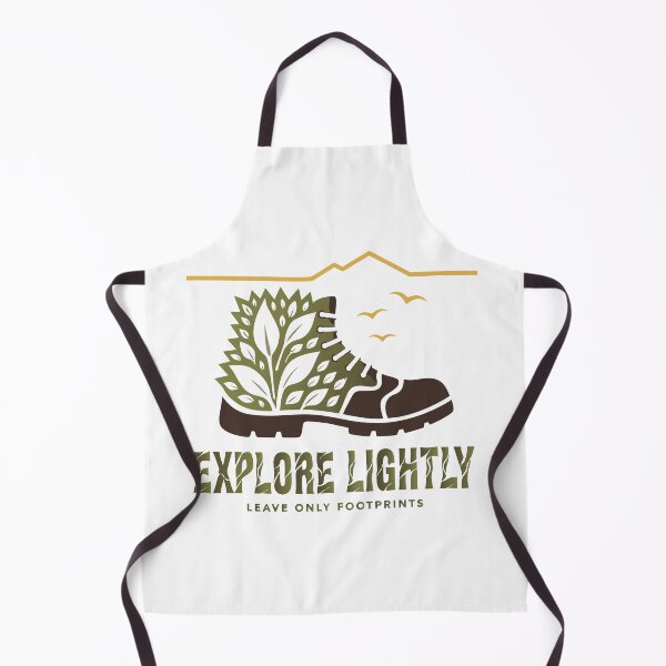 Item preview, Explore Lightly Leave Only Footprints Eco Friendly Hiking Nature T-Shirt designed and sold by Design-Pro-21.