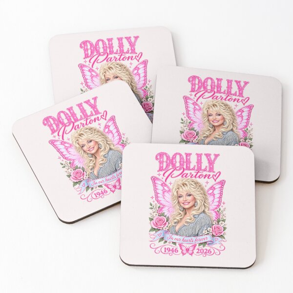 Item preview, Dolly Parton In Our Hearts Forever Tribute Butterfly Pink Roses 1946-2026 designed and sold by AuraThreadzz.