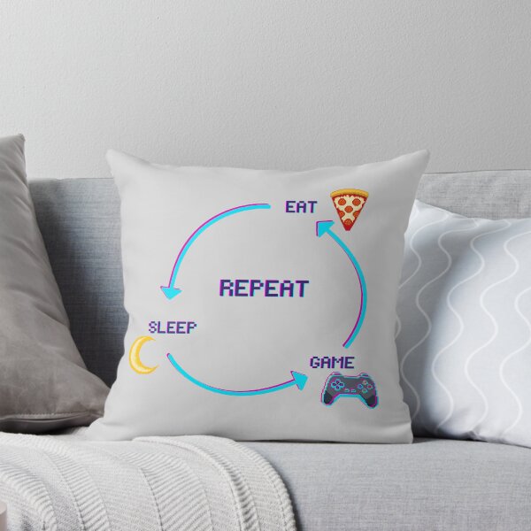 Item preview, EAT-SLEEP-GAME-REPEAT designed and sold by Magnonidesign.