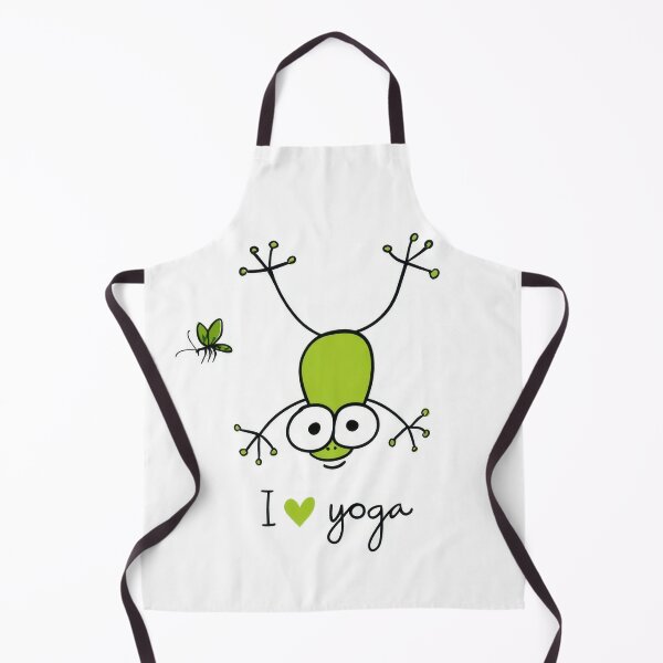 Item preview, Frog doing yoga with a fly nearby designed and sold by anytka.