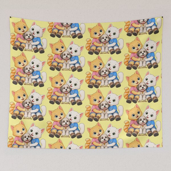 Item preview, SWEET LITTLE ROCKY - Mia and Pia - Coloring fun meets cat knowledge - Adventures to color, learn and marvel at designed and sold by WasserSonneWind.
