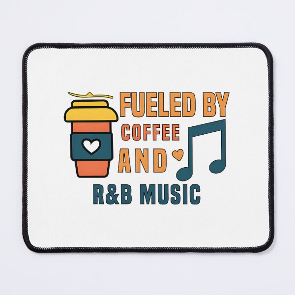 Item preview, Fueled by Coffee and R&B Music Inspired Design for Music Lovers and Coffee Enthusiasts designed and sold by Bickle02.