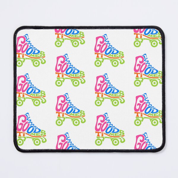 Item preview, Retro Roller Skate Disco Neon Typography Vector Artwork designed and sold by CreativeArtisanPrints Shop.