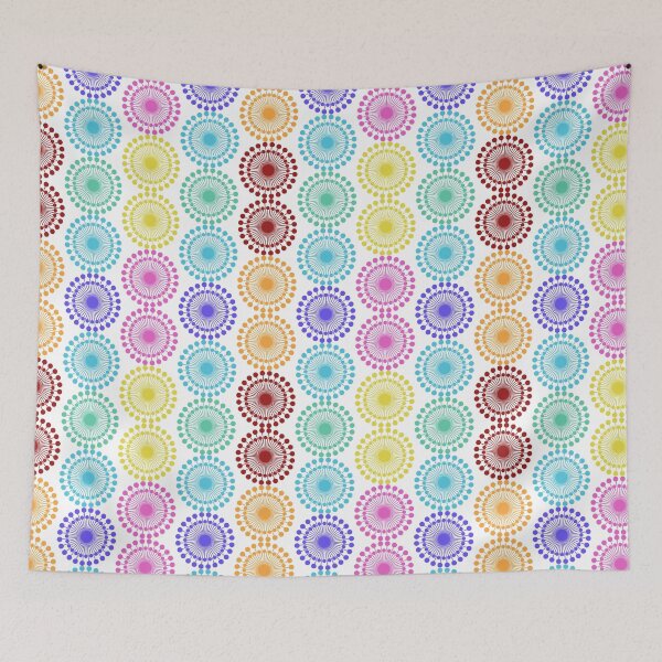 Item preview, Colorful Dandelion Floral Seamless Pattern, Retro Digital Paper for Fabric and Wallpaper Design designed and sold by AnnavelleStudio.
