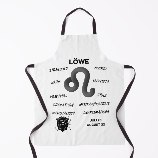 Artikelvorschau, Löwe Sternzeichen Astrologie Horoskop Symbol - Classic Black & White entworfen und verkauft von ZODIARA.