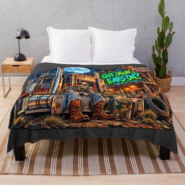 Item preview, Camionero esqueleto a la luz de la luna: ¿Tienes las orejas puestas? designed and sold by NomadForge.