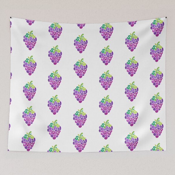 Artikelvorschau, Juicy Grape Fruit Retro Typography Vector Artwork entworfen und verkauft von CreativeArtisanPrints Shop.