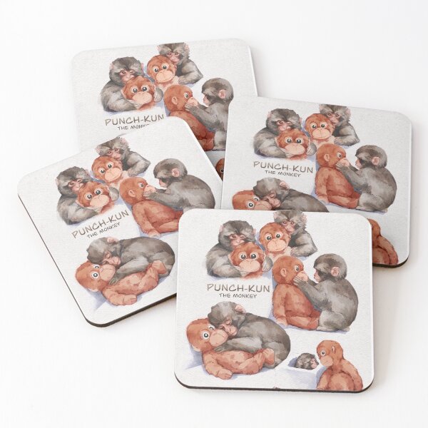 Item preview, PUNCH-KUN the monkey designed and sold by SarArt.rb.
