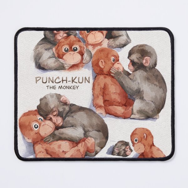 Item preview, PUNCH-KUN the monkey designed and sold by SarArt.rb.