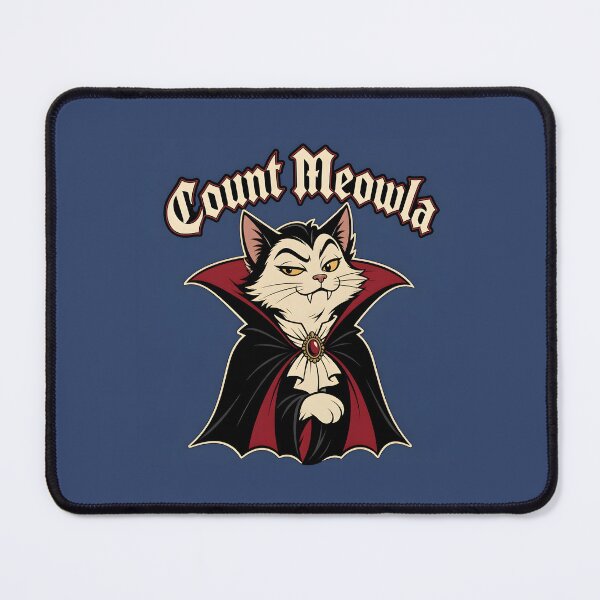 Item preview, Count Meowla Vampire Cat Funny Halloween  designed and sold by Glitchart66.