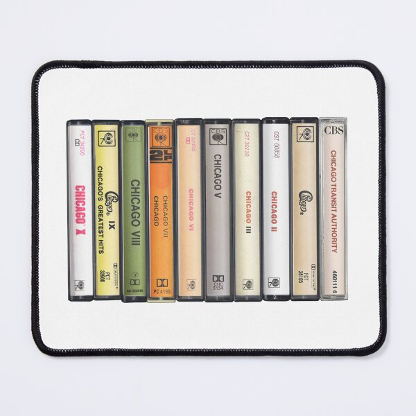 Item preview, Chicago - Studio Albums - Vintage Cassette Print designed and sold by Mr Mustard Prints.