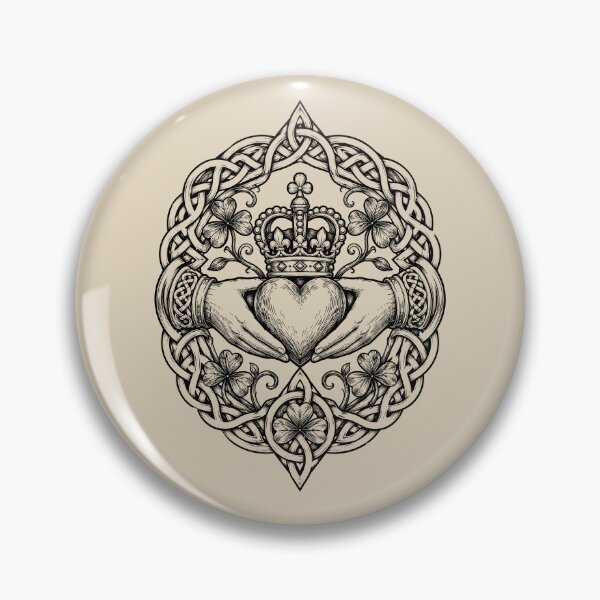 Item preview, Celtic Irish Claddagh Knotwork designed and sold by bapupa.