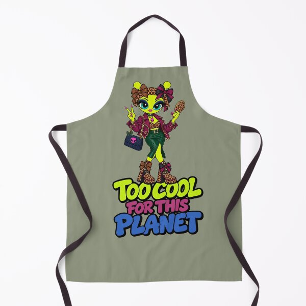 Item preview, Too Cool for This Planet – Alien Fashionista Leopard Design designed and sold by Aimetoi.